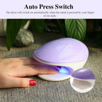 Regular Mini Nail Polish Dryer Women Decoration Plastic Electrical Fan Light