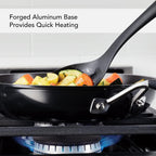 KitchenAid Hard Anodized Nonstick Frying Pan/Skillet, 10 Inch, Onyx Black