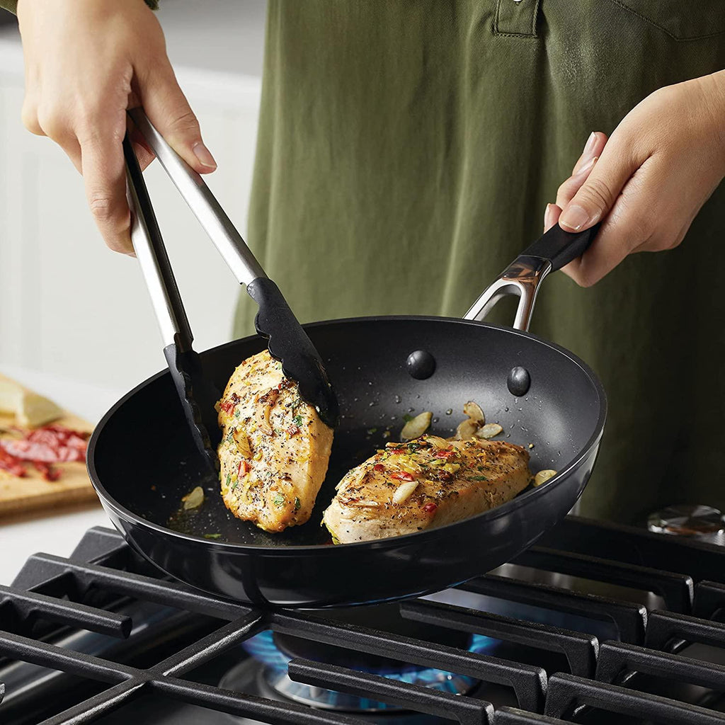KitchenAid Hard Anodized Nonstick Frying Pan/Skillet, 10 Inch, Onyx Black