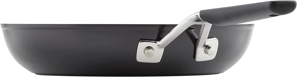 KitchenAid Hard Anodized Nonstick Frying Pan/Skillet, 10 Inch, Onyx Black