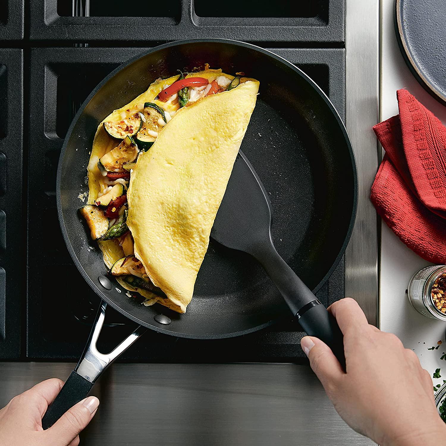 KitchenAid Hard Anodized Nonstick Frying Pan/Skillet, 10 Inch, Onyx Black