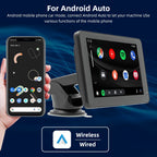 Car Stereo, Portable Wireless 7"Touch Screen For Android Auto Automatic Multimedia Player, Navigation Screen