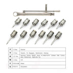 Dental Implant Torque Wrench Ratchet 12Pcs Drivers &amp; 1Pc Wrench Kit Box (Tiantian)