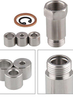 Universal M18 x 1.5 Thread Car Exhaust Oxygen O2 Sensor Spacers Adapter Kit