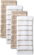 KitchenAid Albany Kitchen Towel Set, Set of 4, Milkshake 4 Count