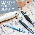 Tweezer Guru Tweezers for Women - Slant Pointed Precision Tweezers for Eyebrows &amp; Ingrown Hair Removal - Blackhead and Splinter Tweezer with Sharp Needle Nose Point for Plucking (Purple)