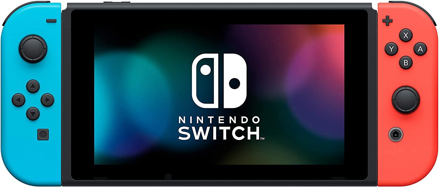 Nintendo Switch with Neon Blue and Neon Red Joy-Con - HAC-001(-01)