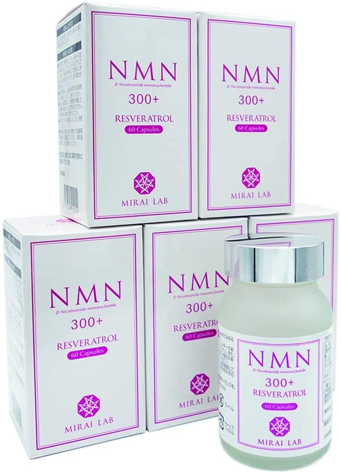 NMN β-Nicotinamide Mononucleotide Resveratrol Plus 60 Capsules  Original 6-Bottle Set