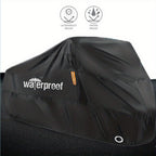 Outdoor Bike Motorcycle Cover Waterproof UV Protection Heavy-Duty 210T Fabric With Lock Hole For MTB Road Bikes Protection Case
