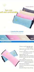 Car Automotive Seat Belt Cover Shoulder Cover Seat Belt Holder Cute Lengthened And Thickened Plush Safety Belt Shoulder Cover
