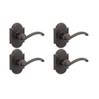 Austin Venetian Bronze PassaHall/Closet Door Lever (4-Pack)