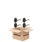 Austin Venetian Bronze PassaHall/Closet Door Lever (4-Pack)