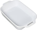 STAUB Ceramics Rectangular Baking Dish, 10.5x7.5-inch, White