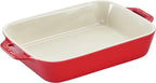 STAUB Ceramics Rectangular Baking Dish, 7.5x6-inch, Cherry