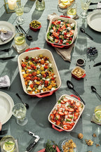 STAUB Ceramics Rectangular Baking Dish, 7.5x6-inch, Cherry