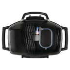PRO285-BK TravelQ Portable Steel 2 burner Natural Gas Grill, Black