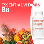 Sunshine Valley Super Inositol Vitamin B8 Powder for Women—Inositol Powder for Anxiety & Mood Support—100% Vegan, Non GMO, Gluten-Free Powdered Dietary Supplement