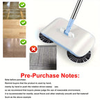 Upgraded Household Broom, Upgraded Hand Push Broom Dustpan Set, Small Portable Broom, Clean Dust Pet Hair, Hand Push Mop Cleaner