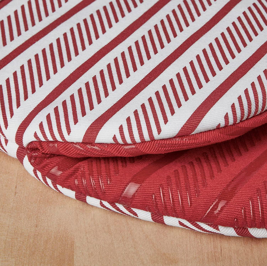 KitchenAid Albany Mini Cotton Oven Mitts with Silicone Grip, 5.5"x8", Passion Red 2 Count