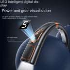 Portable Hanging Neck Fan USB Handheld Silent Small Electric Fan Multi-functional Leafless Mini With Lighting LED Digital Display