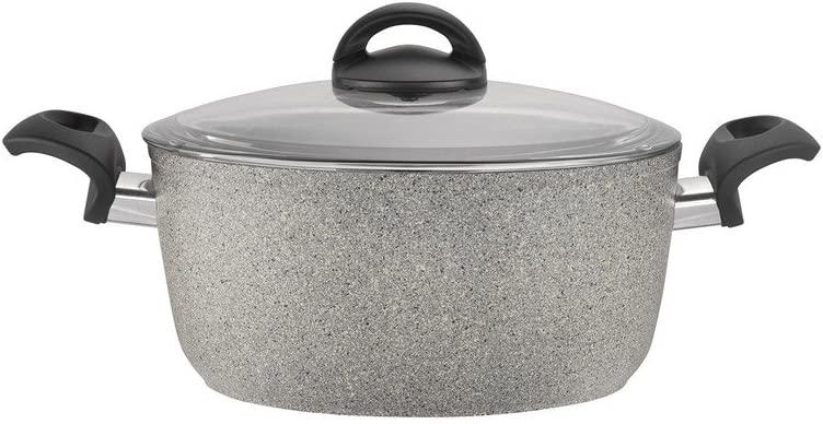Ballarini Parma Forged Aluminum 4.8-qt Nonstick Dutch Oven with Lid, Made in Italy
