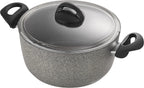Ballarini Parma Forged Aluminum 4.8-qt Nonstick Dutch Oven with Lid, Made in Italy