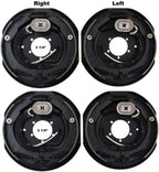 2 Sets 12x2 Electric Trailer Brake Assembly for 7000 lb Axle Trailers 12"x2"