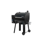 Pellet Grill Porcelain-Coated Steel Digital Temperature Black