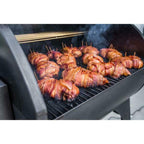 Pellet Grill Porcelain-Coated Steel Digital Temperature Black
