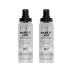 Milani Make It Last 3-in-1 Setting Spray and Primer- Prime + Correct + Set - Makeup Finishing Spray and Primer - Long Lasting Makeup Primer and Spray - 2 Pack