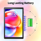 PRITOM 10-inch Compatible With Android 12 Tablet, 4GB DDR (2GB+2GBExpansion)RAM, 32GB ROM, 6000MAh, Quad Core Processor, 10 Inch Tablet, For Android Tablet High-definition IPS Screen, Camera, Wi Fi, For Google,PC,Pad Tablet