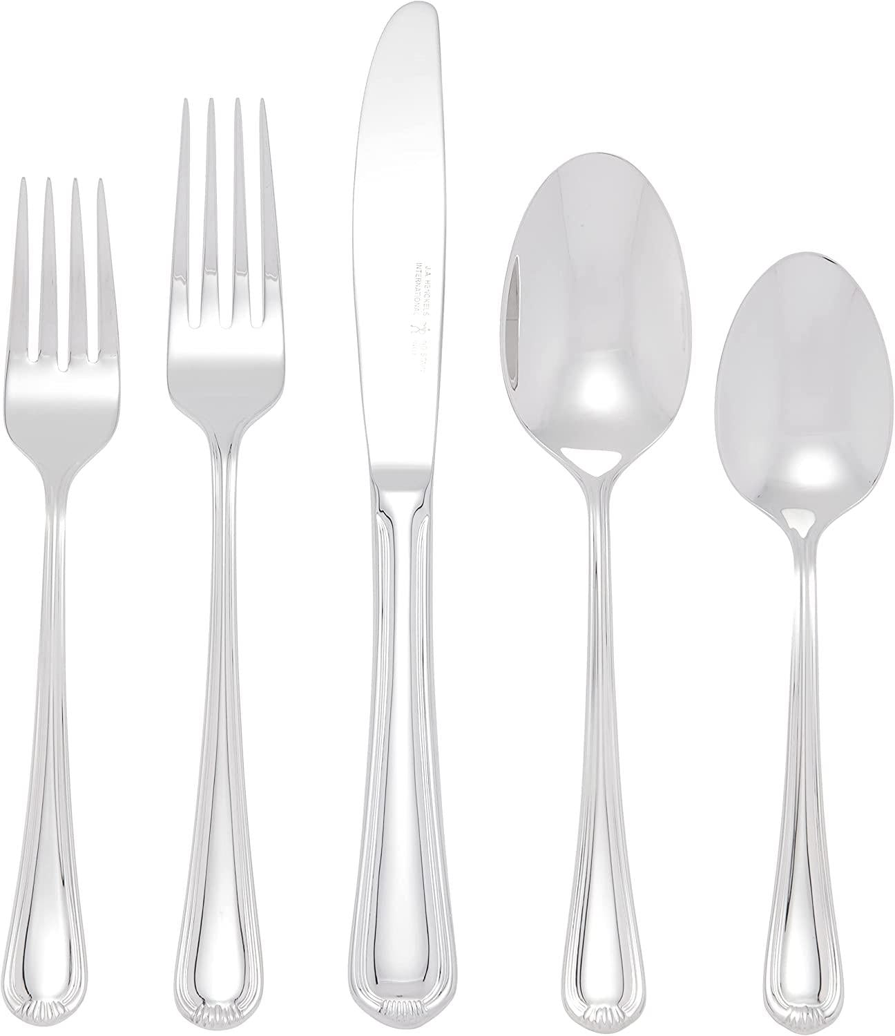 ZWILLING Alcea Flatware Set, 65-Piece, Silver