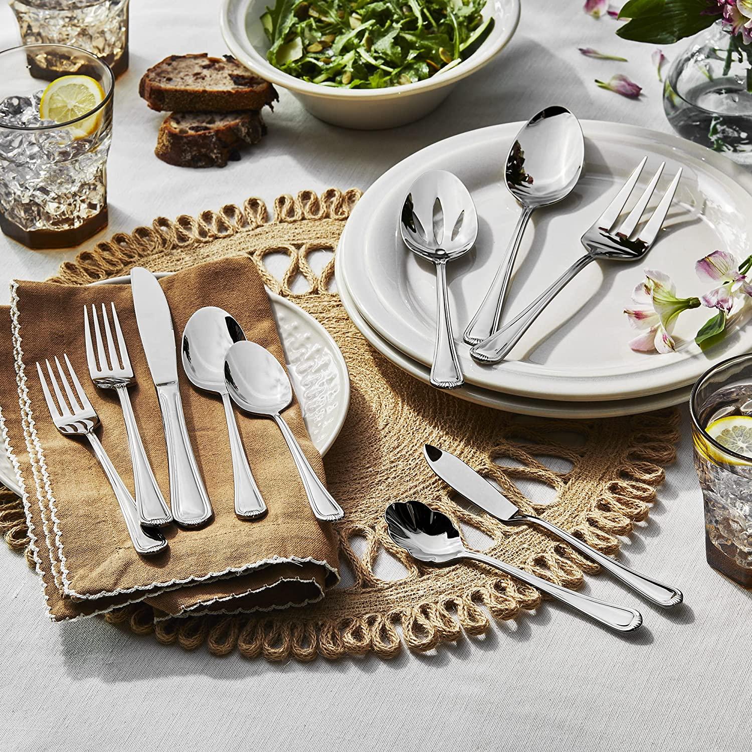 ZWILLING Alcea Flatware Set, 65-Piece, Silver