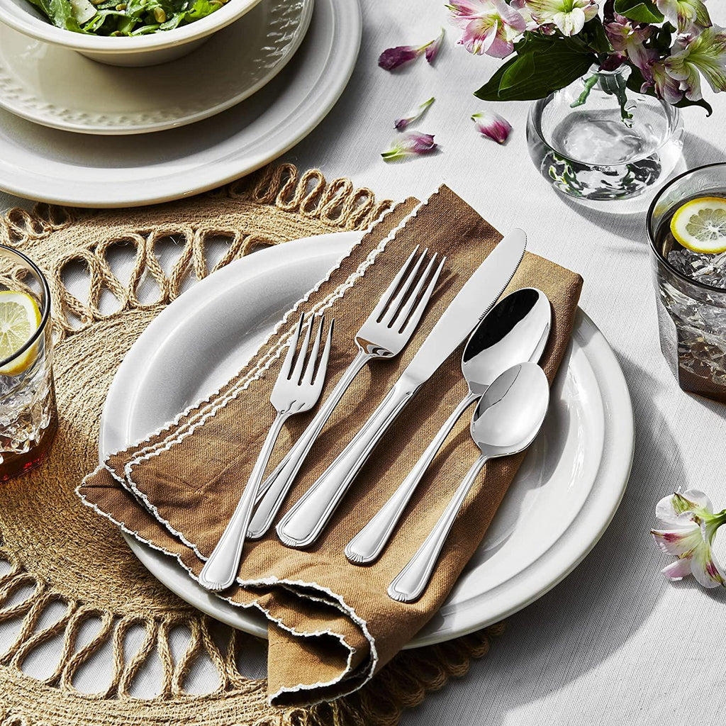 ZWILLING Alcea Flatware Set, 65-Piece, Silver