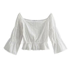 off shoulder elegant blouse
