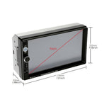 2 Din 7 Inch Car Stereo Touch Screen Multimedia MP5 Radio