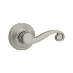 Lido Satin Nickel PassaHall/Closet Door Lever Featuring Microban Antimicrobial Technology