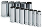 SK 4812 12 Piece 1/2-Inch Drive 12 Point Deep 1/2-Inch to 1-1/4-Inch Socket Set