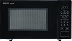 SHARP Black Carousel 1.1 Cu. Ft. 1000W Countertop Microwave Oven (ISTA 6 Packaging), Cubic Foot, 1000 Watts
