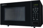 SHARP Black Carousel 1.1 Cu. Ft. 1000W Countertop Microwave Oven (ISTA 6 Packaging), Cubic Foot, 1000 Watts
