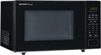 SHARP Black Carousel 1.1 Cu. Ft. 1000W Countertop Microwave Oven (ISTA 6 Packaging), Cubic Foot, 1000 Watts