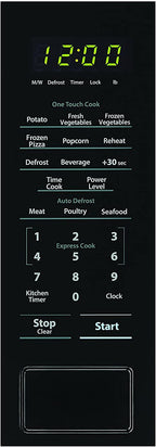SHARP Black Carousel 1.1 Cu. Ft. 1000W Countertop Microwave Oven (ISTA 6 Packaging), Cubic Foot, 1000 Watts
