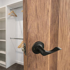 Stratford Oil Rubbed Bronze PassaHall/Closet Door Lever with Universal 6-Way Latch (12-Pack)