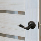 Stratford Oil Rubbed Bronze PassaHall/Closet Door Lever with Universal 6-Way Latch (12-Pack)