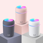 Portable Humidifiers 10.14oz,USB Desktop Humidifier, Cool Mist Quiet Aroma Diffuser, For Car, Office, Bedroom, Auto Shut Off, 2 Mist Modes Christmas Gift