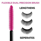 L'Oreal Paris Makeup Telescopic Original Lengthening Mascara, Blackest Black, 0.27 Fl Oz (Pack of 2)