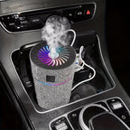 Elevate Your Car's Ambience with this Luxurious Rhinestone Humidifier &amp; Air Purifier!