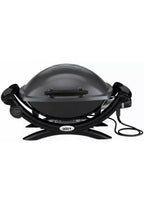 Portable Electric Grill Q 2400 Table Top 1-Burner Removable Catch Pan
