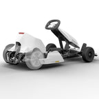 Ninebot GoKart Kit Fitting for Segway miniPRO Transporter (  Self Balancing Scooter Excluded ), Big Racing Ride on Car Toy  for Kids and s White