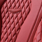 Coverado Leather Seat Covers Full Set, 5 Seats Universal Seat Covers for Cars, Waterproof Luxury Leatherette Seat Cushions, Front and Rear Seat Protectors, Auto Seat Covers Fit for Most Vehicles Red